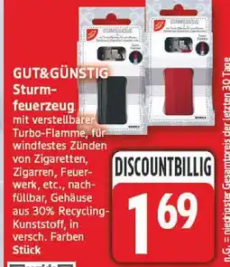 Edeka Gut&günstig sturmfeuerzeug Angebot