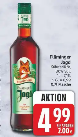 Edeka Fläminger jagd kräuterlikör Angebot