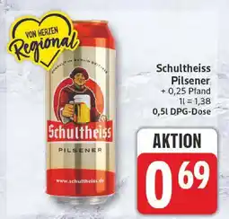 Edeka Schultheiss pilsener Angebot