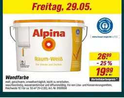toom Baumarkt Alpina wandfarbe Angebot
