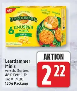 Edeka Leerdammer knusper minis Angebot