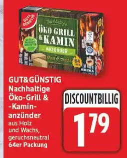 Edeka Gut&günstig nachhaltige öko-grill & kaminanzünder Angebot