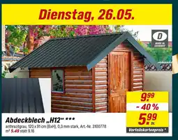 toom Baumarkt Abdeckblech h12 Angebot