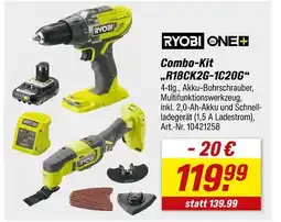 toom Baumarkt Ryobi combo-kit r18ck2g-1c20g Angebot