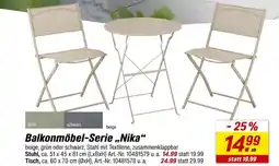 toom Baumarkt Balkonmöbel-stuhl nika Angebot