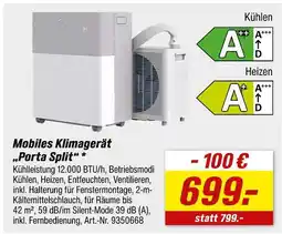 toom Baumarkt Mobiles klimagerät porta split Angebot