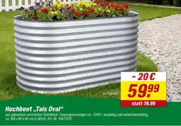 toom Baumarkt Hochbeet „tais oval“ Angebot
