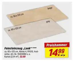toom Baumarkt Feinsteinzeug look beige Angebot
