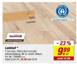 toom Baumarkt Toom laminat Angebot