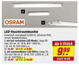 toom Baumarkt Osram led-feuchtraumleuchte mit fest verbautem led-modul Angebot