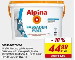 toom Baumarkt Alpina fassadenfarbe Angebot