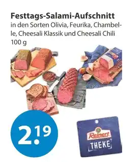 V Markt Rohmer festtags-salami-aufschnitt olivia Angebot