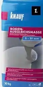 toom Baumarkt Knauf bodenausgleichsmasse Angebot