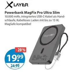 V Markt X layer powerbank magfix pro ultra slim Angebot