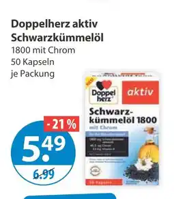 V Markt Doppelherz aktiv schwarzkümmelöl Angebot