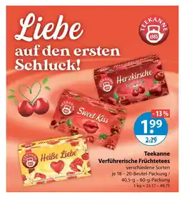 V Markt Teekanne herzkirsche Angebot