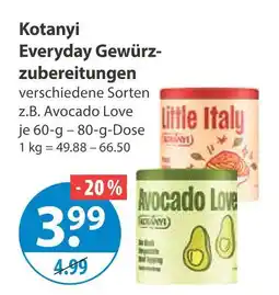 V Markt Kotanyi avocado love Angebot