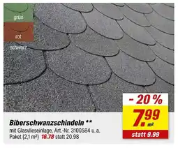 toom Baumarkt Biberschwanzschindeln Angebot