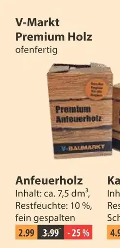 V Markt V-markt premium holz Angebot