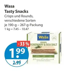 V Markt Wasa tasty snacks Angebot