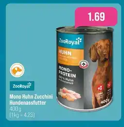 toom Baumarkt Zooroyal mono huhn zucchini hundenassfutter Angebot
