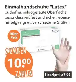 V Markt Einmalhandschuhe latex Angebot
