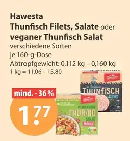V Markt Hawesta thunfisch filets Angebot