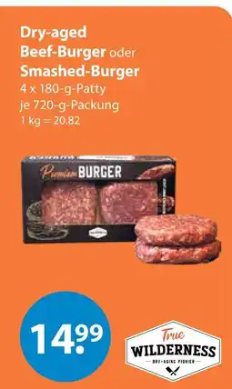 V Markt True wilderness dry-aged beef-burger Angebot