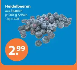 V Markt Heidelbeeren Angebot
