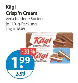 V Markt Kägi crisp 'n cream Angebot