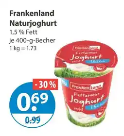 V Markt Frankenland naturjoghurt Angebot