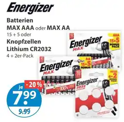 V Markt Energizer max aaa Angebot