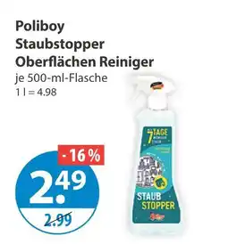 V Markt Poliboy staubstopper oberflächen reiniger Angebot