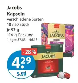 V Markt Jacobs kapseln lungo Angebot