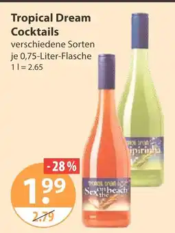V Markt Tropical dream cocktails Angebot