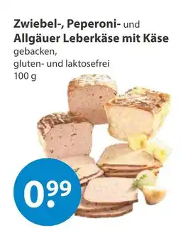 V Markt Zwiebel-, peperoni- und allgäuer leberkäse mit käse Angebot