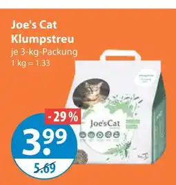 V Markt Joe's cat klumpstreu Angebot