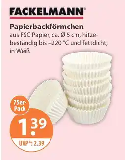 V Markt Fackelmann papierbackförmchen Angebot