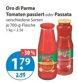 V Markt Oro di parma tomaten passiert Angebot