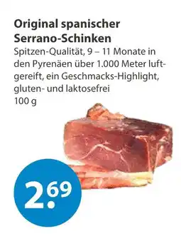 V Markt Original spanischer serrano-schinken Angebot