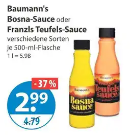 V Markt Baumann's bosna-sauce Angebot