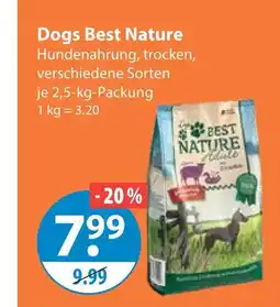 V Markt Dogs best nature Angebot