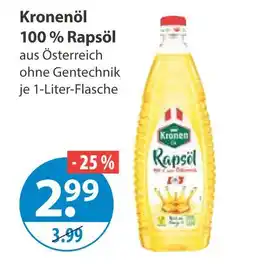 V Markt Kronenöl 100 % rapsöl Angebot