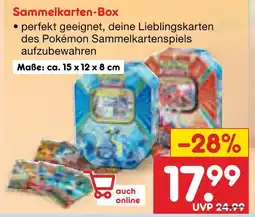 Netto Marken-Discount Sammelkarten-box Angebot