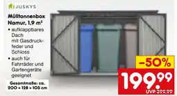 Netto Marken-Discount Juskys mülltonnenbox namur Angebot