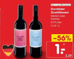 Netto Marken-Discount Dornfelder qualitätswein Angebot