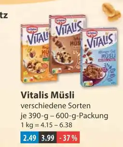 V Markt Vitalis müsli classic Angebot