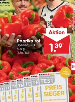 Netto Marken-Discount Paprika rot Angebot