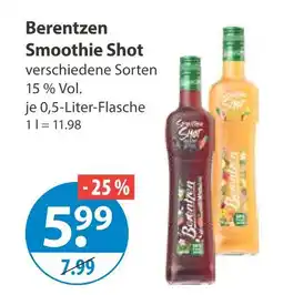 V Markt Berentzen smoothie shot Angebot