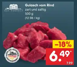 Netto Marken-Discount Gut ponholz gulasch vom rind Angebot